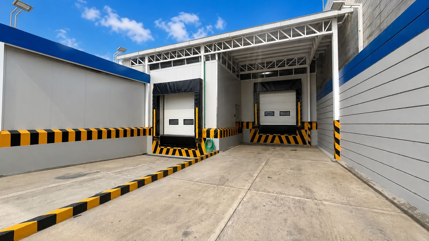 Loading and unloading bays